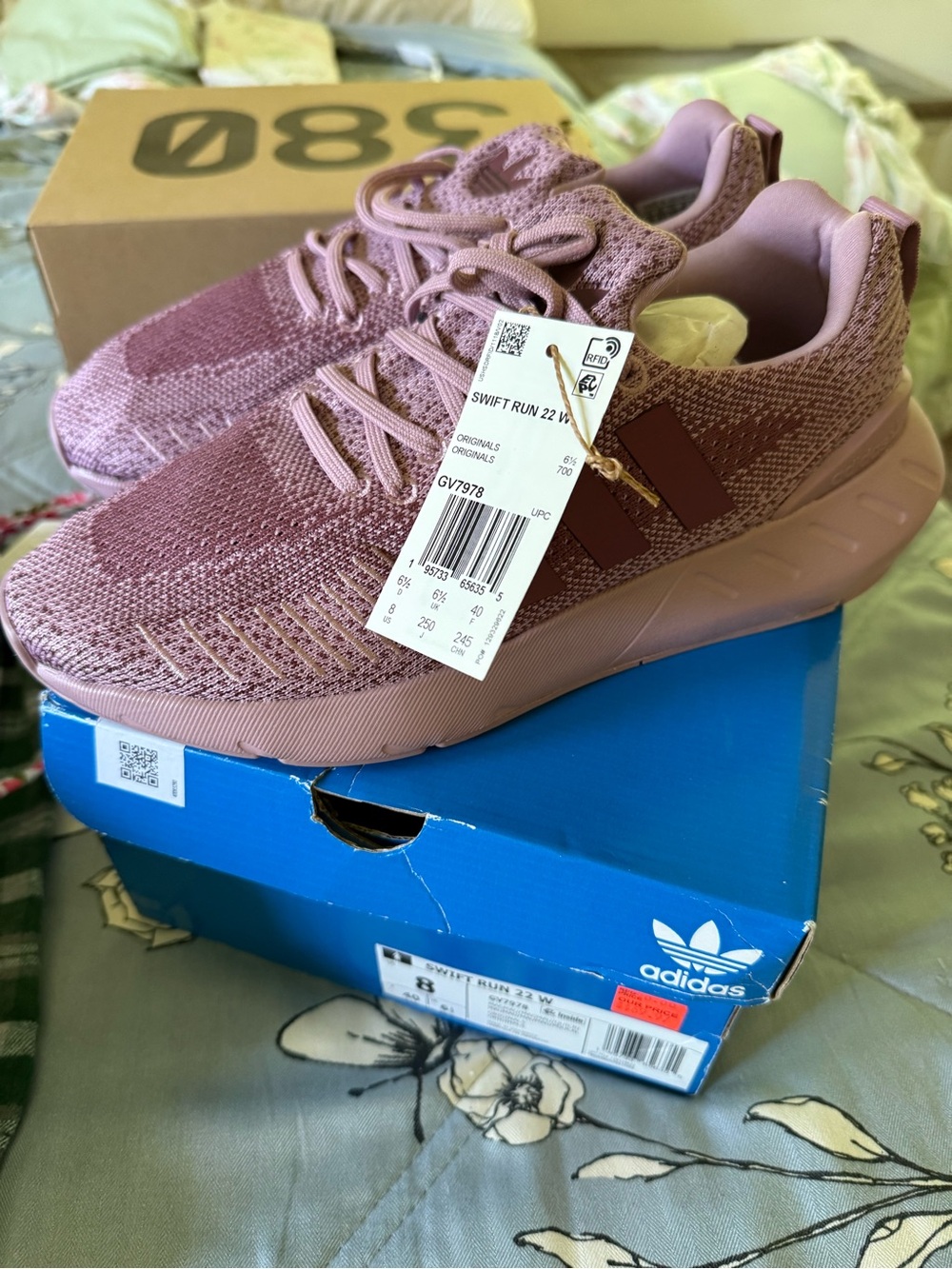 adidas Swift Run 22 W Pink Athletic Shoes